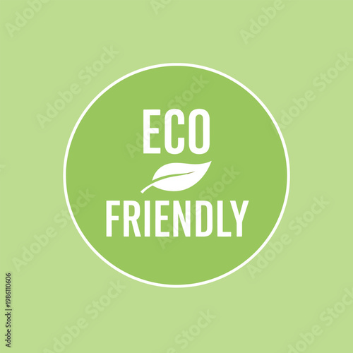 Eco friendly icons represent healthy organic food and lifestyle choices