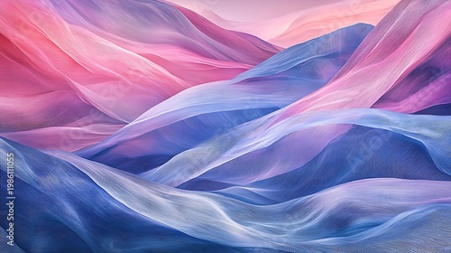 Futuristic neon abstract wave background with glowing pink blue light lines, vibrant digital energy flow, technology wallpaper for music gaming banner design