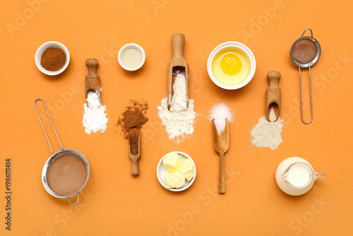 Different ingredients for p...