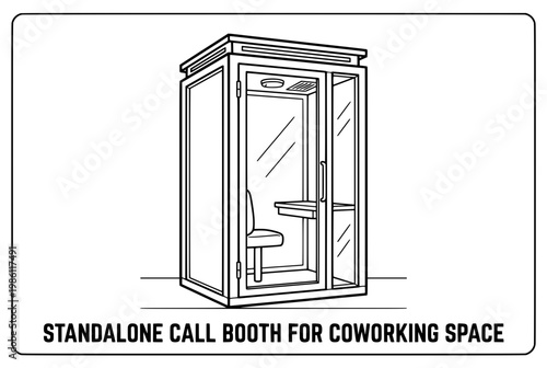 Standalone Call Booth for Coworking Space.