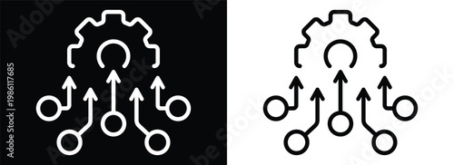 Development monochrome line style