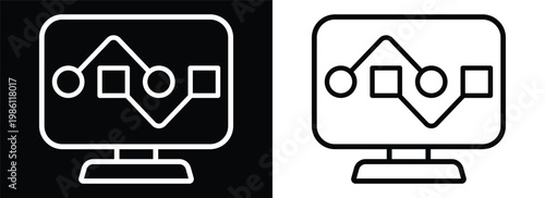 Planning monochrome line style