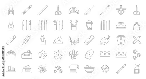 Various food and drink icons.