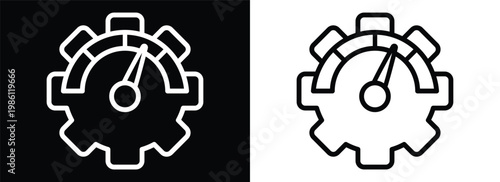 Performance monochrome line style