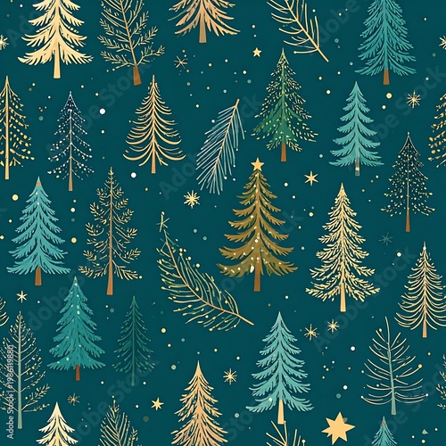 Festive forest pattern (3)
