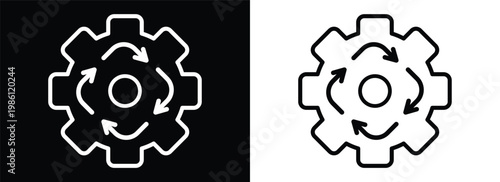 Implementation monochrome line style