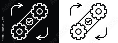 Optimization monochrome line style
