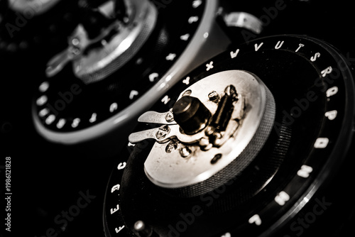 Dials From A World War 2 Bombe Checking Machine Used To Crack German 'Enigma' Codes