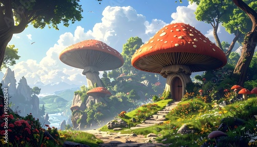 Enchanted mushroom homes