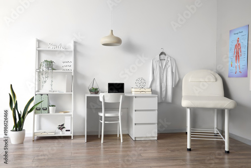 Interior of light medical o...