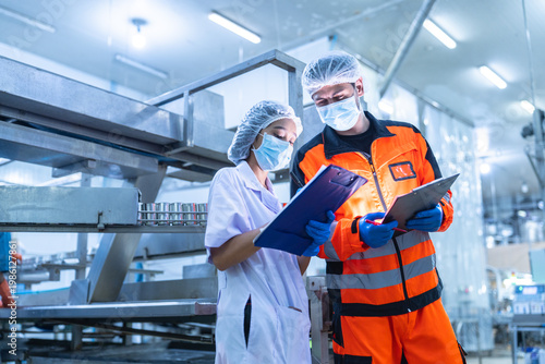 Photography Food and manufacturing researchers oversee seafood production lines in tightly controlled factories where machinery is used to produce and cook food before it is shipped out