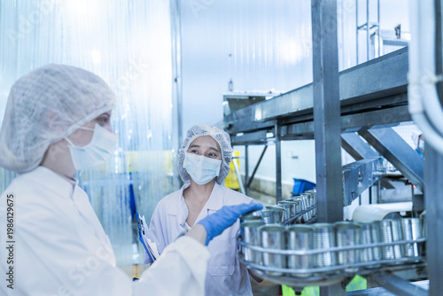 Photography Food and manufacturing researchers oversee seafood production lines in tightly controlled factories where machinery is used to produce and cook food before it is shipped out