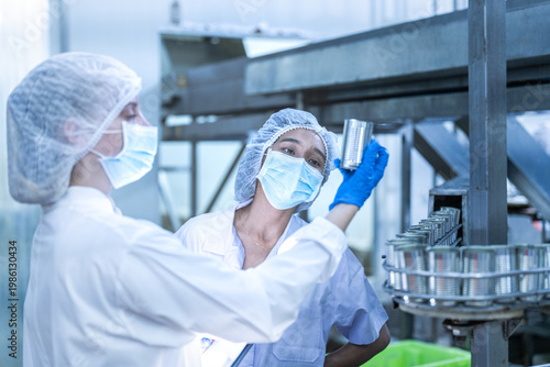 Photography Food and manufacturing researchers oversee seafood production lines in tightly controlled factories where machinery is used to produce and cook food before it is shipped out