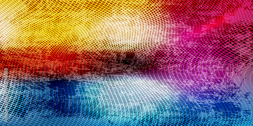 Network of connected points and lines. Technological background. 3d rendering.