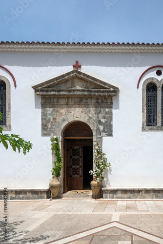 Orthodox Faneromeni Monastery at Lefkada, Greece