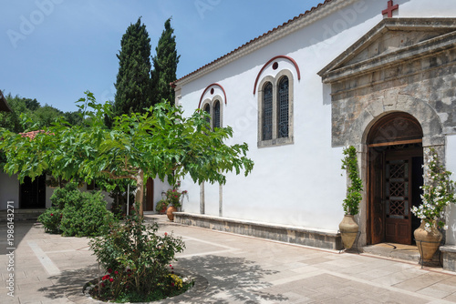 Orthodox Faneromeni Monastery at Lefkada, Greece