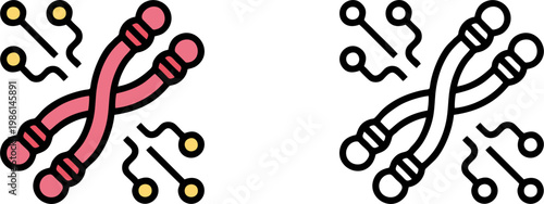 Set icon kromosom DNA