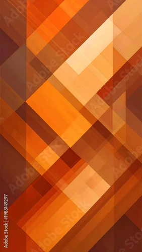 Abstract geometric background with overlapping orange yellow brown shapes abstract geometric overlapping background contemporary colorful diagonal rectangles composition illustration