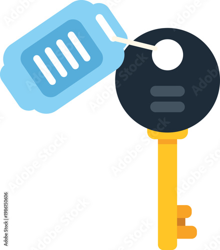 Vehicle key with a smart digital fob for unlocking and accessing transportation