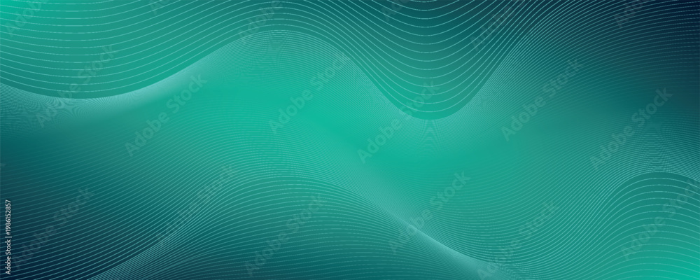 Fototapeta premium Digital technology speed connect blue green background, cyber nano information, abstract communication.