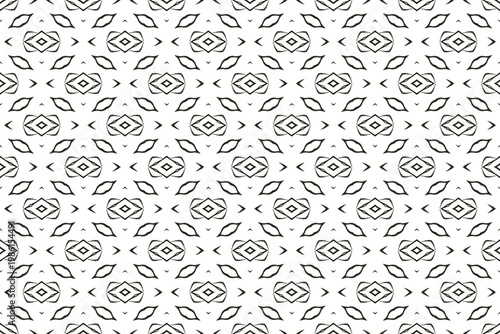 Seamless Graphic Background Decoration Interior Symmetric Visual Digital Endless Texture Cloth Tile Wallpaper Shape Design Luxury Perspective Template Geometric Textile Art Fabric Fashion Pattern.