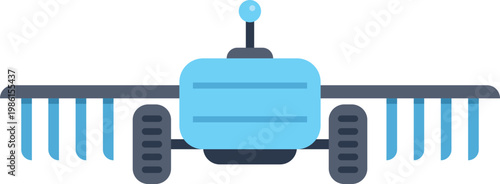 Agricultural robot integrating technology for precision farming with efficiency