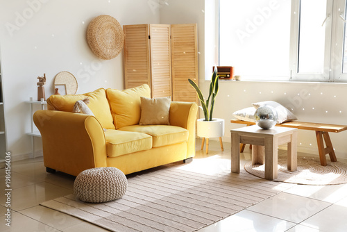 Interior of modern living r...