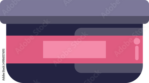 Cosmetic cream jar representing beauty and skincare