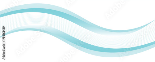 Abstract blue wave background, minimal wave design concept, vector illustration. for banner, banner.