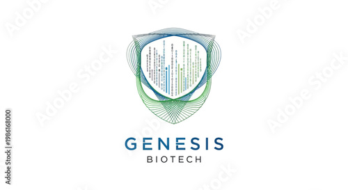 Genesis Biotech company logo design.
