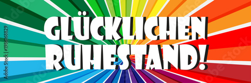 Glücklichen Ruhestand