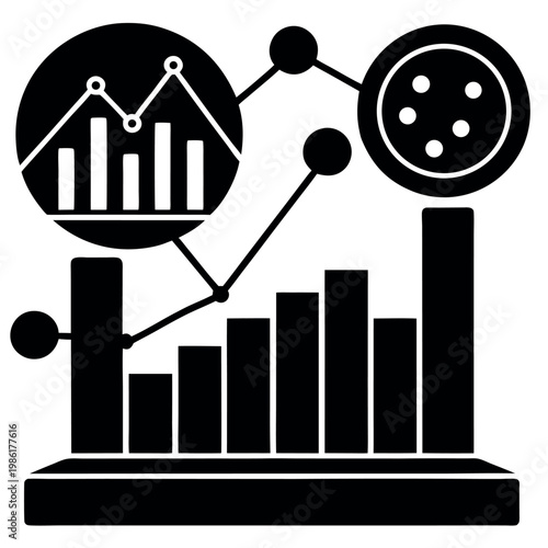 Data analytics illustration. 