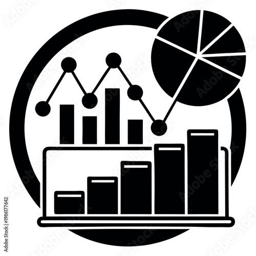 Data analytics illustration. 