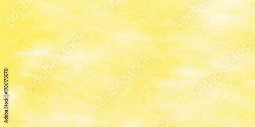 Vintage abstract golden yellow background with stars featuring aged parchment texture and grungy antique paper art design