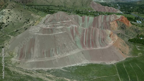 A view from the Rainbow Hills in Erzurum, Turkey