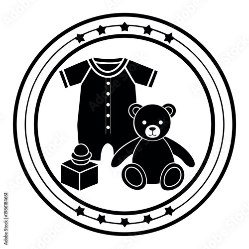 baby shower card with bear