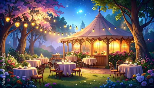 Enchanted garden party