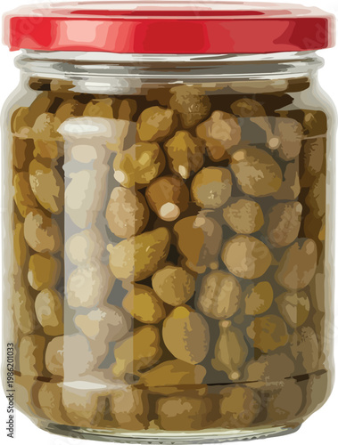 jar of pickled cucumbers
