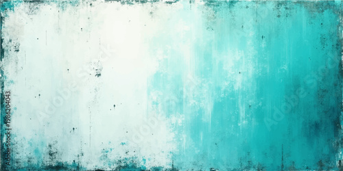 Abstract aquamarine background texture and artistic grunge painted design and turquoise color splash and rustic vintage art and weathered pattern and distressed effect elegant visual.