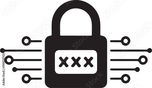 Secure lock symbolizing encrypted or censored data connections