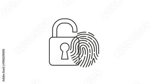 Fingerprint Unlocking Padlock Security Access Control.