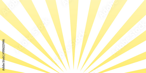 Radiant Sun Rays Transparent Background Vector. Bright Sunburst Light Effect, Starburst Graphic Design for Summer, Comic, or Promotion