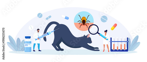 Prevention of Lyme, Encephalitis Diseases. Doctor Removes Encephalitis Ticks. Parasite Carrying Disease. First Aid with Infections Transmitted by Mites. Tick attached to skin, removed with tweezers