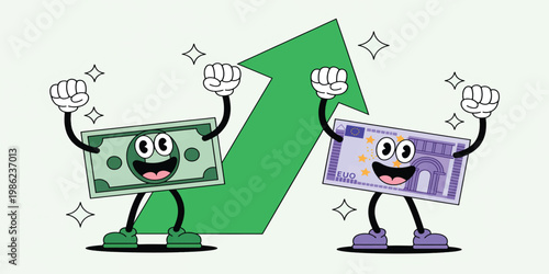 Funny cartoon android man character in vector illustration style