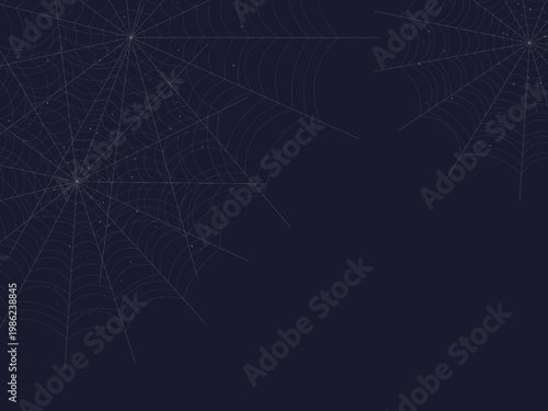 Radial Spider Web Cobweb Silk Thread Design