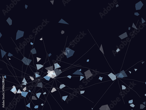 Glass Shard Impact Pattern Dramatic Shatter Background