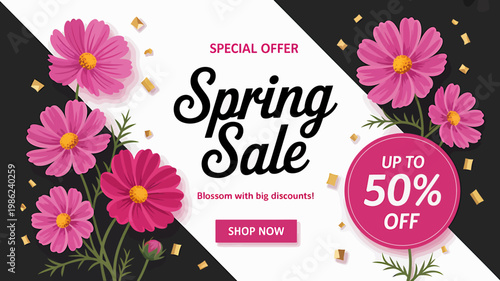 Spring sale special offer blossom with big discounts shop now