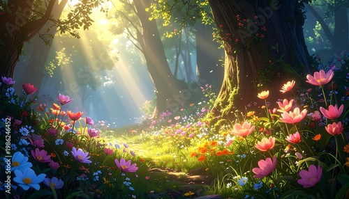 Enchanted forest bloom