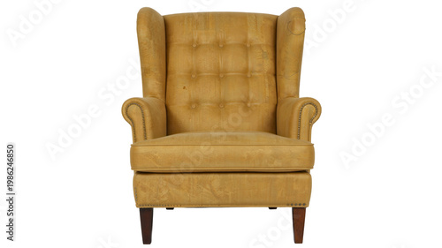 Wallpaper Mural Retro Clean Studio Product Chair with Elegant Tufted Design Torontodigital.ca