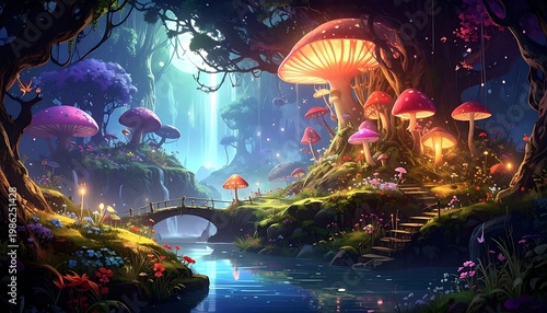 Enchanted mushroom forest (2)